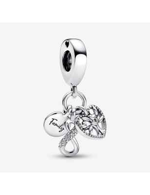 CHARM PENDENTE FAMIGLIA PER SEMPRE DONNA PANDORA