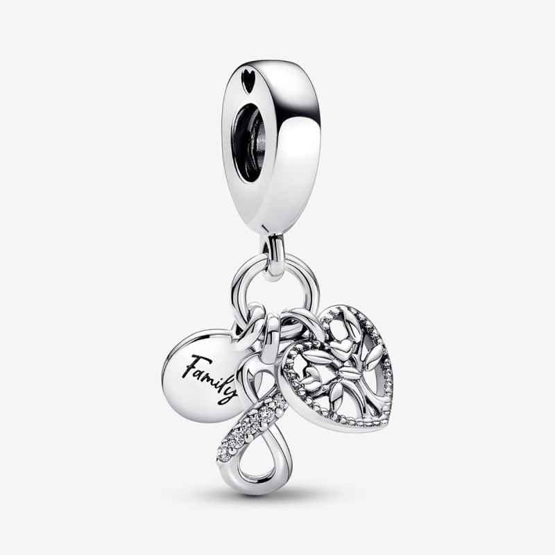CHARM PENDENTE FAMIGLIA PER SEMPRE DONNA PANDORA CHARM PENDENTE FAMIGLIA PER SEMPRE DONNA PANDORA