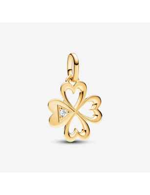 CHARM MEDALLION QUADRIFOGLIO DONNA PANDORA ME 763034C01 Pandora