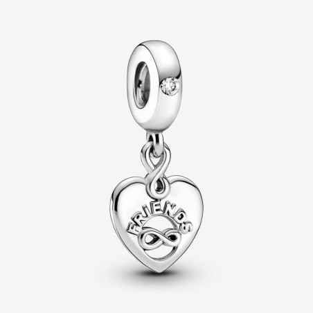 CHARM PENDENTE CUORE AMICI PER SEMPRE DONNA PANDORA  799294C01 Pandora