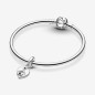 CHARM PENDENTE CUORE AMICI PER SEMPRE DONNA PANDORA 