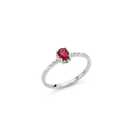 ANELLO RUBINO E DIAMANTI DONNA MILUNA LE GEMME LID3361 Miluna