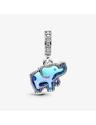 CHARM PENDENTE ELEFANTE VETRO MURANO BLU DONNA PANDORA  - category_name - XDMG De Marchi Gianotti