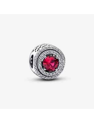 CHARM PAVE' E PIETRA ROSSA DONNA PANDORA  792418C01 Pandora