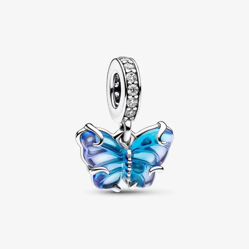 CHARM PENDENTE FARFALLA BLU DONNA PANDORA CHARM PENDENTE FARFALLA BLU DONNA PANDORA