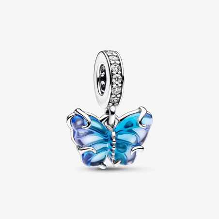 CHARM PENDENTE FARFALLA BLU DONNA PANDORA  792698C01 Pandora
