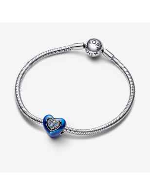 CHARM CUORE BLU GIREVOLE DONNA PANDORA  792750C01 Pandora