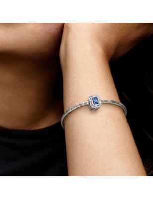 CHARM PAVE' E PIETRA BLU DONNA PANDORA  792385C01 Pandora