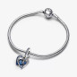 CHARM PENDENTE CUORE E STELLE BLU PANDORA MOMENTS CHARM PENDENTE CUORE E STELLE BLU PANDORA MOMENTS