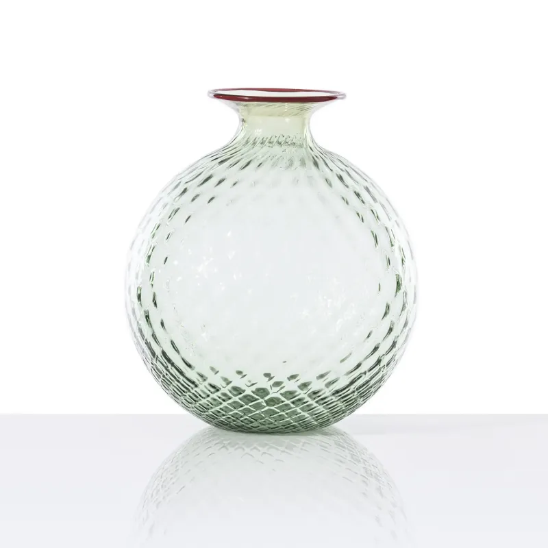 Decorazione Vaso Monofiori Balloton Verde Rio Donna Venini