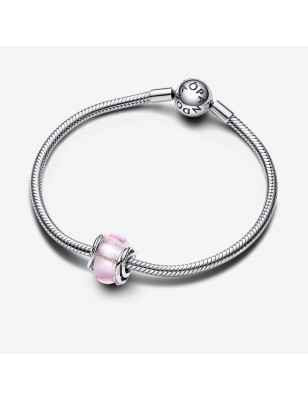 CHARM VETRO DI MURANO ROSA CERCHI DONNA PANDORA  793241C00 Pandora