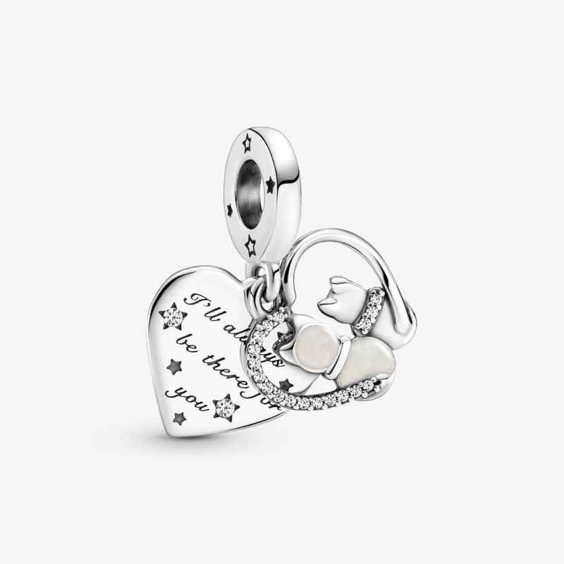CHARM PENDENTE GATTI E CUORI DONNA PANDORA