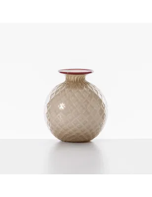 Decorazione Vaso Monofiore Balloton Moka Donna Venini