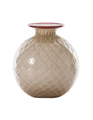 Decorazione Vaso Monofiore Balloton Moka Donna Venini