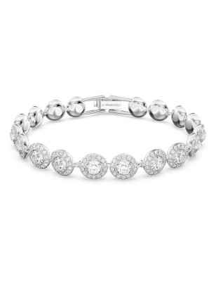 BRACCIALE TENNIS UNA RODIO DONNA SWAROVSKI ANGELIC