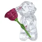 DECORAZIONE ORSETTO KRIS UNA ROSA CON AMORE DONNA SWAROVSKI DECORAZIONE ORSETTO KRIS UNA ROSA CON AMORE DONNA SWAROVSKI