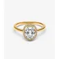 Anello dorato Punto Luce ovale Donna Pandora