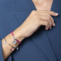 BRACCIALE AGATA FUCSIA STRIATA MAMANONMAMA DONNA KIDULT BRACCIALE AGATA FUCSIA STRIATA MAMANONMAMA DONNA KIDULT