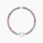 BRACCIALE AGATA ROSA STRIATA MAMANONMAMA DONNA KIDULT BRACCIALE AGATA ROSA STRIATA MAMANONMAMA DONNA KIDULT