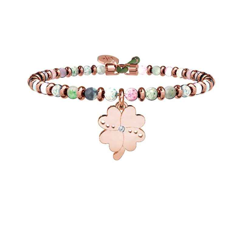 BRACCIALE SFERE AGATA E CIONDOLO QUADRIFOGLIO KIDULT BRACCIALE SFERE AGATA E CIONDOLO QUADRIFOGLIO KIDULT