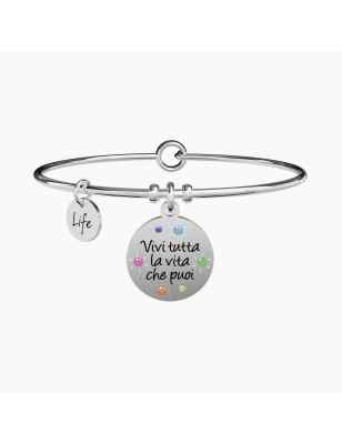 BRACCIALE VIVI LA VITA DONNA KIDULT PHILOSOPHY