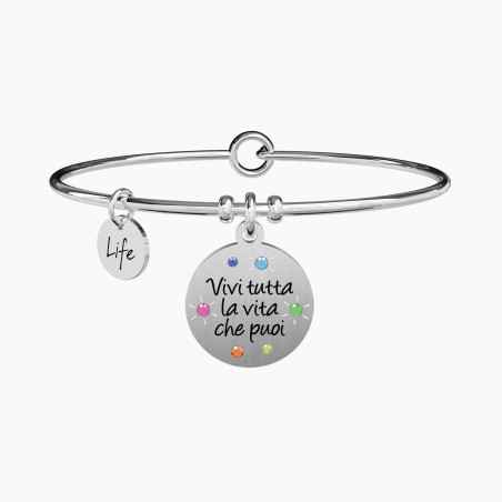 BRACCIALE VIVI LA VITA DONNA KIDULT PHILOSOPHY