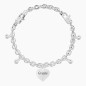 BRACCIALE CON CIONDOLO CUORE GRAZIE DONNA KIDULT 