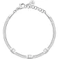 Bracciale Gioia maglia snake cristalli bianchi Donna Morellato