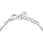 Bracciale Gioia maglia snake cristalli bianchi Donna Morellato