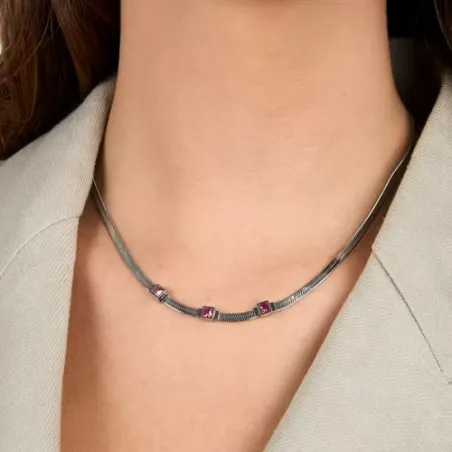 Collana Gioia con cristalli rosa Donna Morellato