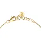 Bracciale dorato Tesori con zirconi azzurri Donna Morellato