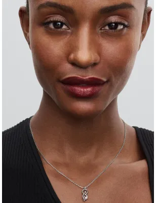 Collana Legame Infinito con Perla Rosa artificiale Donna Pandora 393762C01-50 Pandora