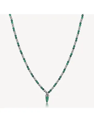 Collana Cornetto Malachite Riptide UOMO Brosway