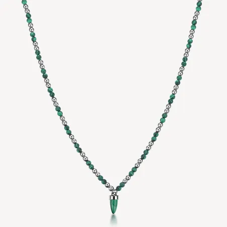 Collana Cornetto Malachite Riptide UOMO Brosway