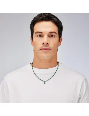 Collana Cornetto Malachite Riptide UOMO Brosway