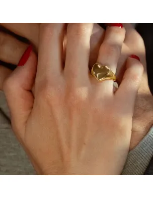 Anello Chevalier dorato Mio Cuore Donna Amen