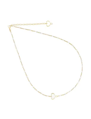 Girocollo Cuore Maman bianco Donna Maman et Sophie M&S