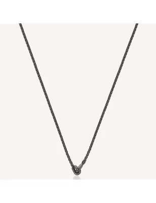 Collana catena spiga lunga Pvd Rutenio Knocker UOMO Brosway