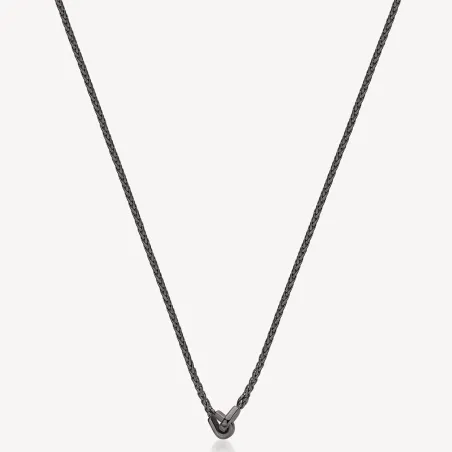 Collana catena spiga lunga Pvd Rutenio Knocker UOMO Brosway