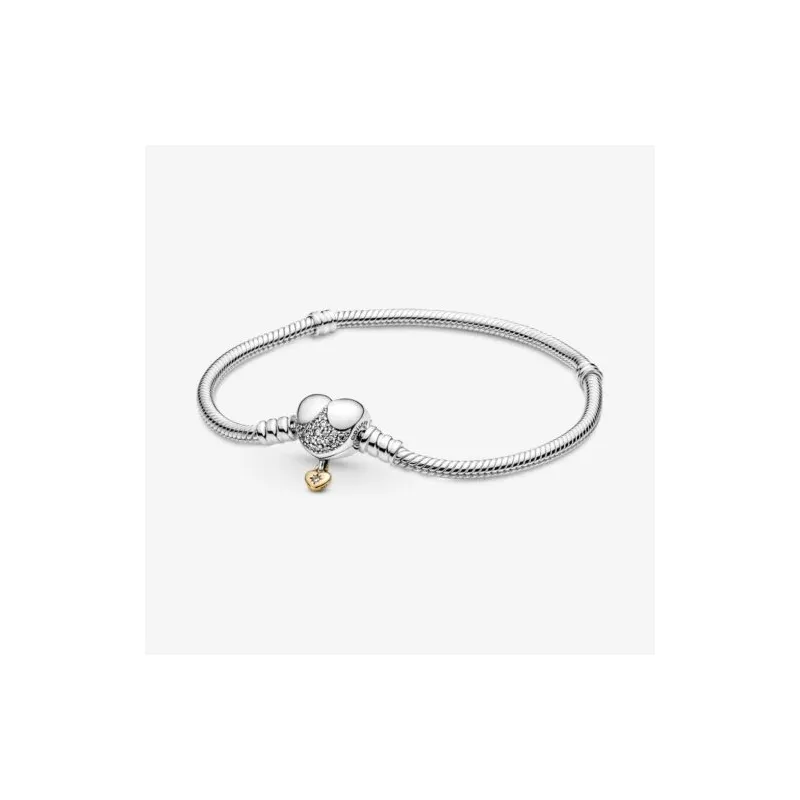 Bracciale Disney chiusura a Cuore con pendente Donna Pandora