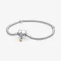 Bracciale Disney chiusura a Cuore con pendente Donna Pandora