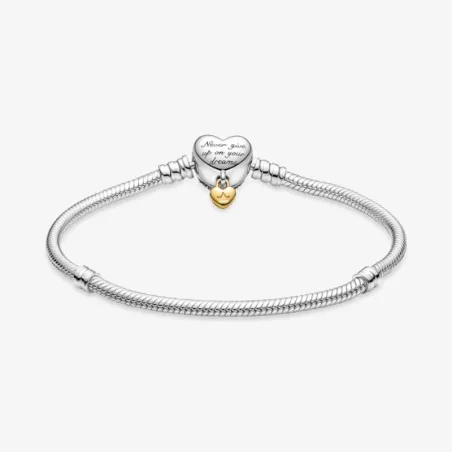 Bracciale Disney chiusura a Cuore con pendente Donna Pandora