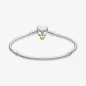 Bracciale Disney chiusura a Cuore con pendente Donna Pandora