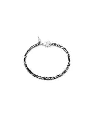 Bracciale Treccia Quadra Piccola L Uomo Giovanni Raspini