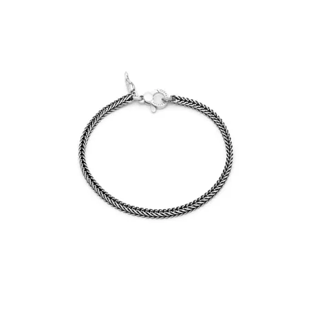 Bracciale Treccia Quadra Piccola L Uomo Giovanni Raspini