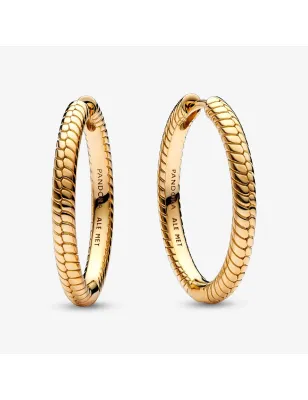 Orecchini Cerchi Componibili Placcatura Oro 14k Donna Pandora