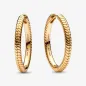 Orecchini Cerchi Componibili Placcatura Oro 14k Donna Pandora Orecchini Cerchi Componibili Placcatura Oro 14k Donna Pandora