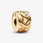 Charm Clip dorata Cuori Intrecciati Donna Pandora Charm Clip dorata Cuori Intrecciati Donna Pandora