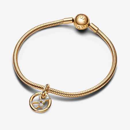CHARM PENDENTE SEGNO ZODIACALE VERGINE PANDORA