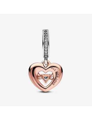 CHARM PENDENTE CUORE SPLENDENTE PIETRA DONNA PANDORA  782450C01 Pandora